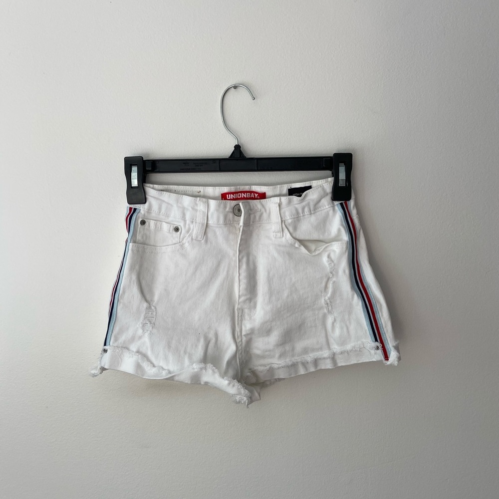 Union bay white jeans shorts size 3